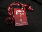 Marilyn Manson 2024 Double-sided Meet N Greet Vip Pass And Lanyard Worldship