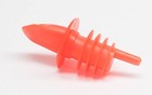 12 Pcs Red Plastic Liquor Free Flow Bar Wine Bottle Pourer Pour Spout Stopper