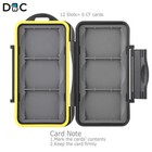 Memory Card Case Holder Storage For 6 Cf Cards Water Resistant Shock Resistant