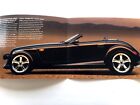 2001 Chrysler Prowler Original Car Dealer Sales Brochure - Plymouth