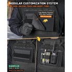 Tactical Molle Hook Loop Panel 10x6 For Morale Patch Backpack Accessories