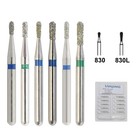 Dental 330 Diamond Bur Pear 830 008 830 010 Medium Coarse Grit High Speed Fg