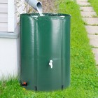 100 Gallon Green Folding Rain Barrel  Water Collector   Storage