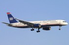 Us Airways Boeing 757-200 Tail  n905aw Genuine Aluminum Plane Metal Skin Bag Tag