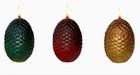 3 Pack Game Of Thrones Dragon Egg Unscented Candles Gift For All Ocassions