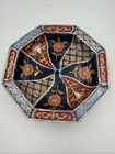 Antique Japanese Imari Porcelain Octangle Meiji Period 6    Arita Firing Marks