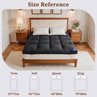 3 Inch Cooling Mattress Topper Fits Queen   Rv Bed  Adjustable Fixed Straps