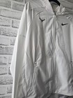 L Nike Nadal Court Advantage Tennis White  Jacket Full Zip Pockets Men s  105