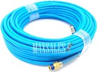 2 Pack 100ft X 1 4  Npt Blue Pu Air Compressor Hose Roofing Framing Carpentry 
