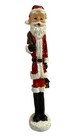 Hand Painted Santa Claus Figurine 7 5  Lantern Gift Bag Christmas Decor