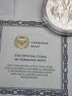 2019 1oz  9999 Silver Allegories     Columbia   Germania Bu W  Coa  3 