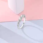 Laza 925 Sterling Silver Gradual Twists Finger Ring Aaa Cz Women Jewelry