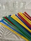 Vintage Swizzle Sticks Lot Of 26 Cocktail Stirrer Mcm Barware