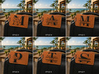 Personalized Luggage Tag Custom Name Initial Travel Bag Id W  5 Lines On Back