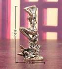Brass Mermaid Figurine Small Animal Statue Table Office Home Decoration Toy Gift