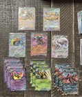 Pok  mon Bulk Card Lot-350 Holo  Reverse Holo-25 Double Rare Ex- 2 Moonlite Tins