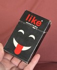 Vintage 1986 Like Licorice Gummies  cigarette Style  Candy Flip Top Box - Italy 
