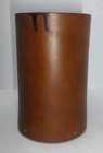 Brown Leather Wood Handle Tankard Renn Faire  Brushcraft Drinking Vessel Mug Cup