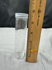 Vintage Glass Alka-seltzer Bottle W  Metal Lid Vtg Medicine