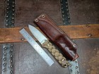 Lt Wright Knives Next Gen A2 Fixed Blade Knife Handmade In Usa Scalloped Handle