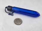 Beautiful Vintage Evening In Paris Cobalt Blue Glass 3  Purse Perfume Bottle