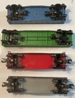 Vintage Lot Of Four  4  Lionel    o    Gauge Train Cars  6111   6121  9141