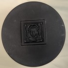 Vintage Erno Laszlo Carrera Marble Brush Holder 4   w X 4 1 2   h W  Lid   Box