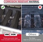 Unicook Adjustable Porcelain Steel Heat Plate  Extends From 11 75  Up To 21     