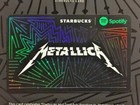 Starbucks 2017   Spotify Set Of 3    Lady Gaga   Metalica   Chance The  Rapper