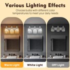 Modern Bathroom Vanity Light  3-light Nickel Bathroom Lighting Fixtures Over    