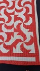 Vintage Beautiful Quilt Different Pieces Hand Woven Size   84x76 Inches
