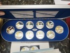 Canada Sterling Silver Gold Cameo Proof 10 Piece  20 Aviation Set Powered Flight