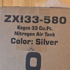 Kegco N2 Tank Zxi33-580 33 Cu Ft Nitrogen Gas Air Tank Cylinder  Silver