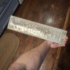 Stoughton Trailer Emblem Embossed Badge Name Plate Tag Aluminum Semi Truck