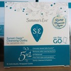 Summer s Eve 5 In 1 Sunset Oasis On The Go Cleansing Cloths - 4 Or 12 Boxes