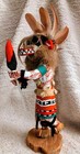 Beautiful Vintage Hopi Carved Ogre Chaveyo Kachina Signed Ty Duwyenie