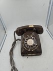 Vintage Brown Rotary Phone From  Bell 603 Area Code