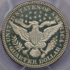 1901 25c Barber Quarter - Pcgs Pr 65 Cam