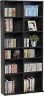Media Storage Tower 8 Shelf Dvd Cd Video Rack Unit Office Home Movie Cabinet