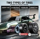 Rc Drift Car  1 24 Scale Remote Control Vehicle With Led Lights  2 4ghz 20km h 4