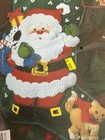 Bucilla 84593 Special Delivery Santa Felt Christmas Stocking Kit 18    Sealed