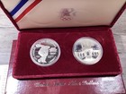 1984   1993 Olympic Commemorative Silver Proof Dollars- 2 Coin Set  102322 12