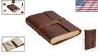 Large 7 5  X 10  Vintage Leather Bound Journal - Perfect For Writing   Sketching