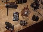 Nikon Mixed Camera Lot  Film   Digital  Camcorder  Lenses   Flash  sx100 Is 