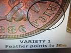 1886 Indian Cent Type 2 Vg     O