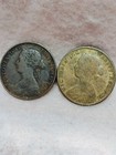 Canada    Nova Scotia   1861   1864   One Cent Lot   F-vf   2 Coins