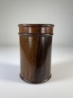 Four Inch Hand Turned Wood Canister  Lidded  Container