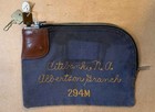 Vintage Citi Bank N a  Canvas Locking Money Bag Pouch W 2 Original Keys