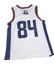 Vintage Samuel Adams Basketball  Jersey Mens Large   84 White Blue 