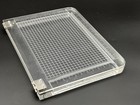 Infiselect Acrylic Stamp Blocks With Grid   Measurements  7 7x6 Inch Large